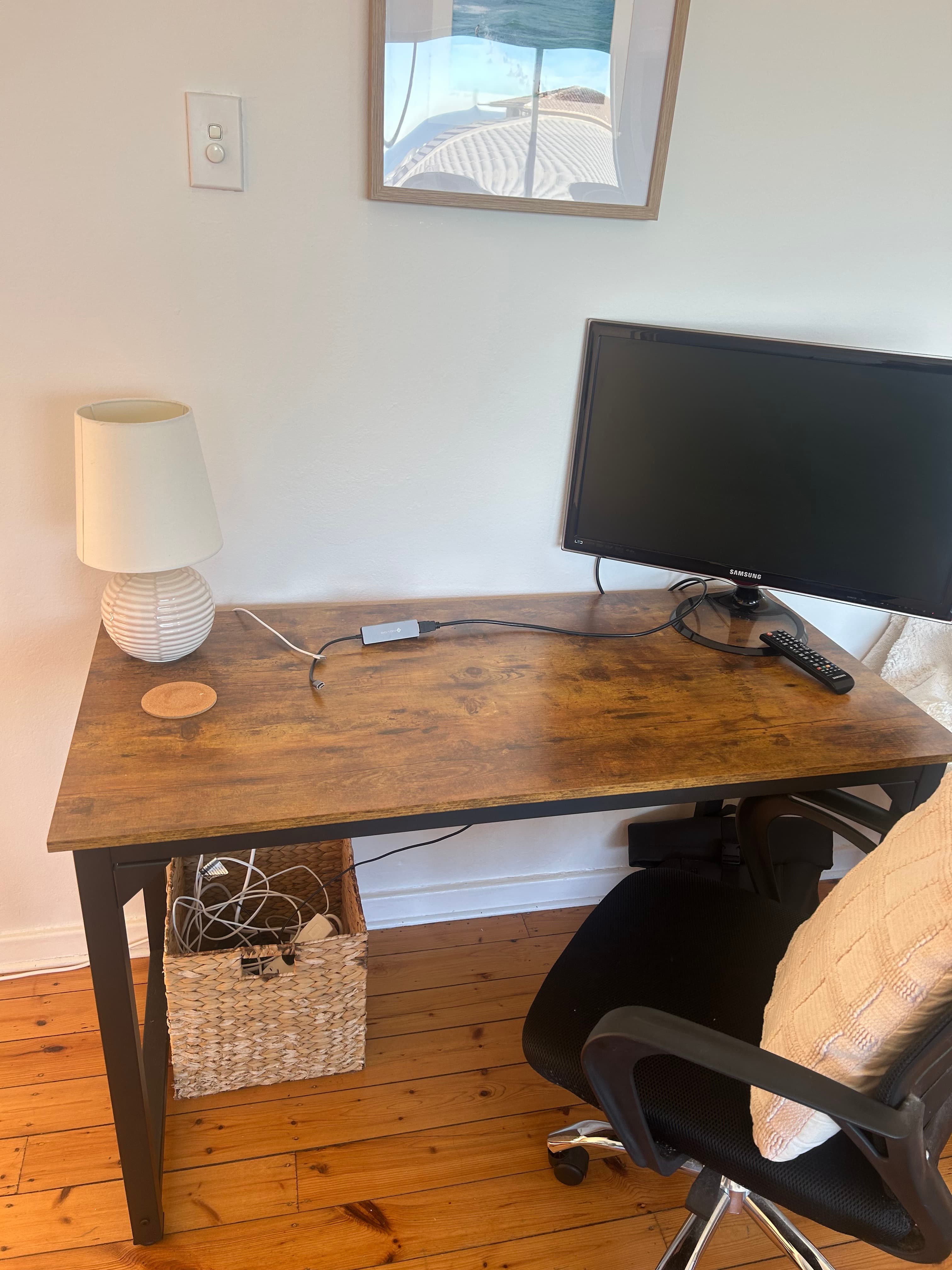WFH set up